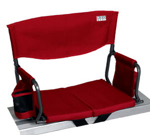 RIO Gear Bleacher Boss Folding Stadium Seat Red