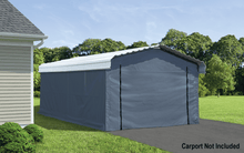 Load image into Gallery viewer, Arrow Enclosure Kit for 12 x 20 ft. Carport Grey