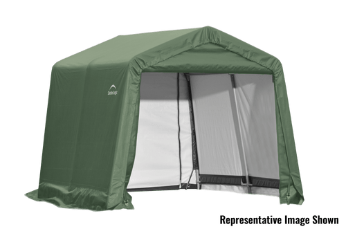 ShelterLogic 10x12x8 Peak Style Shelter Green