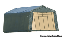 Load image into Gallery viewer, ShelterLogic 12x24x8 Peak Style Shelter, Green