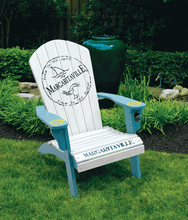 Load image into Gallery viewer, Margaritaville Wood Adirondack Chair, Fins to the Left