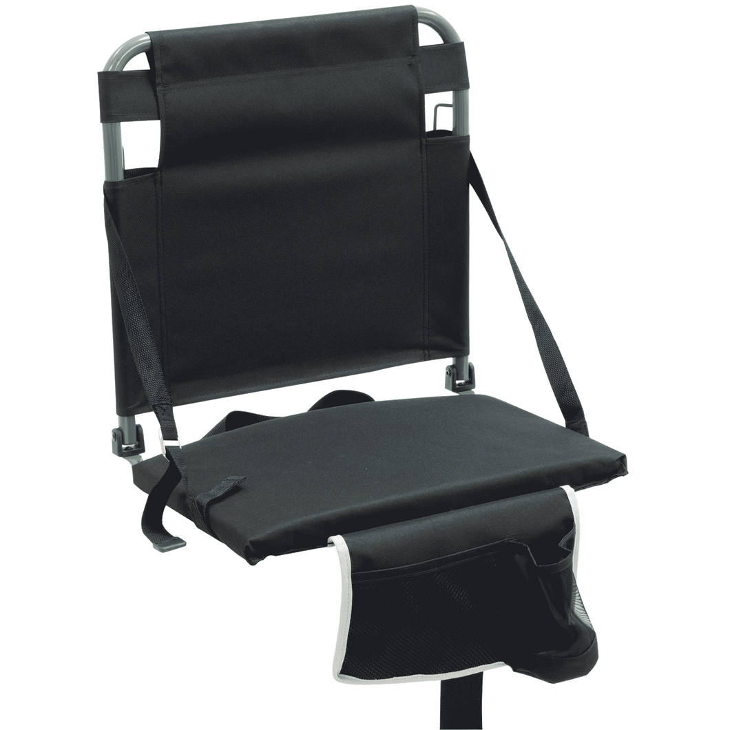 RIO Gear Bleacher Boss Companion Stadium Seat with Pouch - Black