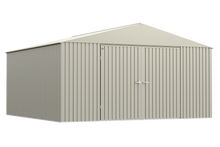 Load image into Gallery viewer, Elite Steel Storage Shed, 14x14, Cool Grey