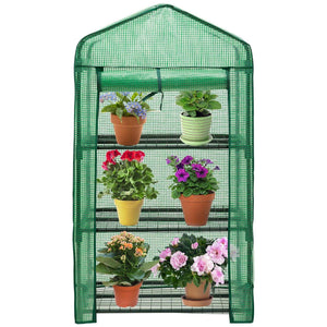 Riverstone Industries GENESIS 3 Tier Portable Rolling Greenhouse with Opaque Cover