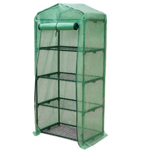 Load image into Gallery viewer, Riverstone Industries GENESIS 4 Tier Portable Rolling Greenhouse with Opaque Cover