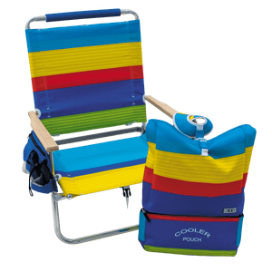 Rio 12" Aluminum Removable Backpack Chair - Surf Power Stripe