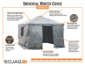 Sojag Universal Winter Gazebo Cover 12 x 14 ft