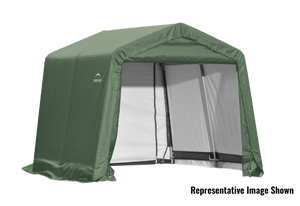 ShelterLogic 10x12x8 Peak Style Shelter Green