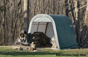 ShelterCoat 11 x 16 ft. Wind and Snow Rated Garage, Round Style Shelter