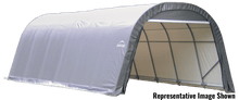 Load image into Gallery viewer, ShelterLogic 12x28x8 Round Style Shelter Grey Cover