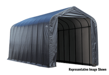 Load image into Gallery viewer, ShelterLogic 15x24x12 Peak Style Shelter, Grey Cover
