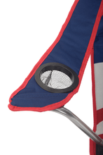 Load image into Gallery viewer, U.S. Flag Shade Folding Chair