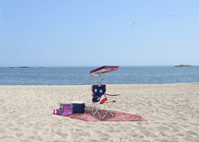 Load image into Gallery viewer, U.S. Flag Shade Folding Chair