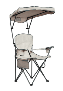 Quik Shade Max Shade Folding Chair - Khaki/Gray