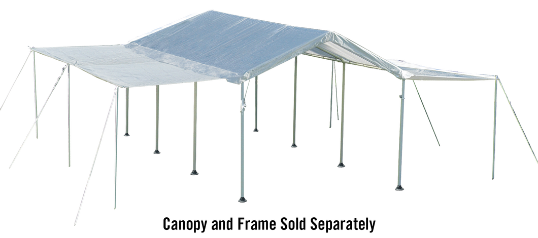 10×20 White Canopy Extension Kit, Fits 1-3/8