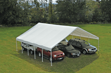 Load image into Gallery viewer, ShelterLogic UltraMax Canopy 30 x 30 ft, 2-3/8&quot; Frame, White Cover, FR Rated