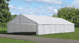 ShelterLogic Enclosure Kit for the UltraMax Canopy 30 x 50 ft. White Industrial (Frame and Canopy Sold Separately)