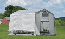 Load image into Gallery viewer, GrowIT Greenhouse-in-a-Box 10 x 10 ft. Peak Greenhouse
