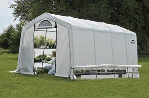 GrowIT Greenhouse-in-a-Box Peak 10 x 20 ft. Greenhouse