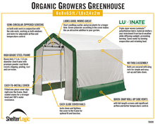 Load image into Gallery viewer, ShelterLogic Organic Growers Greenhouse 6x8x6&#39;6