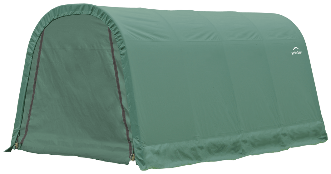 ShelterCoat 10 x 16 x 8 ft. Wind and Snow Rated Garage, Round Style Shelter