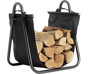 Log Holder with Canvas Carrier