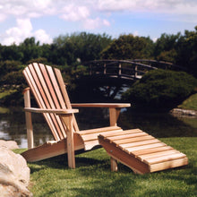 Load image into Gallery viewer, All Things Cedar Adirondack Chair and Ottoman Set