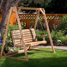 Load image into Gallery viewer, All Things Cedar A-Frame Swing Set, 6-ft - Storage Sheds Depot