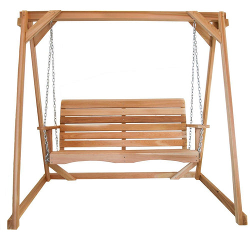 All Things Cedar A-Frame Swing Set, 6-ft
