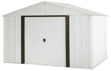 Load image into Gallery viewer, Arrow Arlington 10 x 8 ft. Steel Storage Shed Eggshell/Coffee Trim