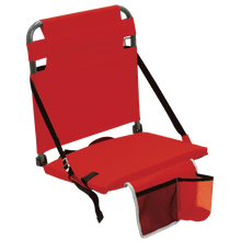 Load image into Gallery viewer, RIO Gear Bleacher Boss Companion Stadium Seat with Pouch - Red