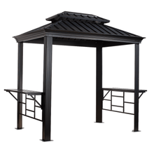 Load image into Gallery viewer, Sojag BBQ Messina #77 Gazebo 6&#39;x8&#39; Steel Roof