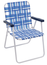 Load image into Gallery viewer, BASIC WEB CHAIR-WHITE FRAME/BLUE WEB