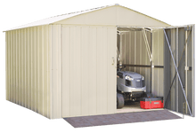 Load image into Gallery viewer, Arrow Commander 10 x 10 ft. Steel Storage Building Eggshell