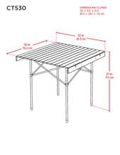 Load image into Gallery viewer, Camp &amp; Go 30 inch Roll Top Table Schematics