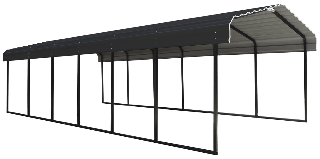 Arrow Steel Carport 12 x 29 x 7 ft. Galvanized