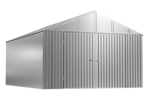 Elite Steel Storage Shed, 12x16, Galvalume