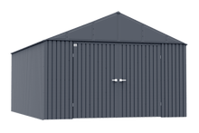 Load image into Gallery viewer, Arrow Elite Steel Storage Shed, 12x16, Anthracite