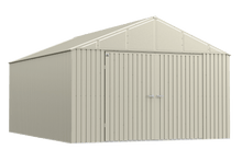Load image into Gallery viewer, Arrow Elite Steel Storage Shed, 12x16, Cool Grey
