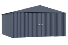 Load image into Gallery viewer, Elite Steel Storage Shed, 14x14, Anthracite
