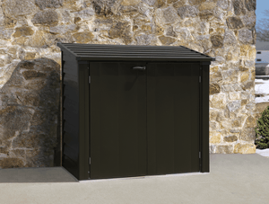 Arrow Versa-Shed 5 x 3 ft Locking Horizontal Storage Shelter, Onyx
