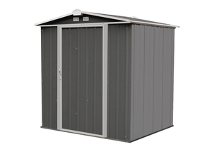 Arrow 6' x 5' EZEE Shed Low Gable Steel Storage Shed with Peak Style Roof