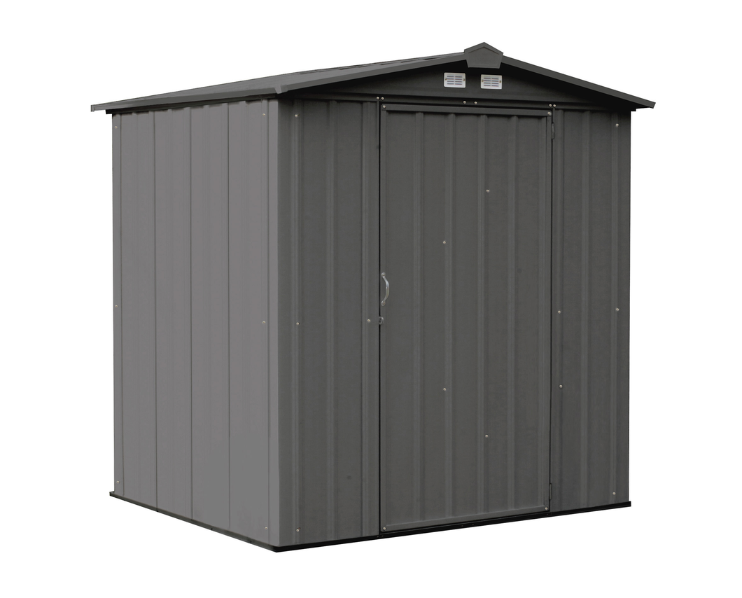 Arrow 6' x 5' EZEE Shed Low Gable Steel Storage Shed with Peak Style Roof