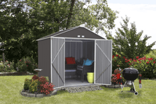 Load image into Gallery viewer, Arrow EZEE Shed Steel Storage 8 x 7 ft. Galvanized High Gable
