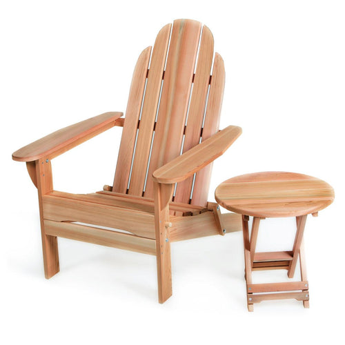 All Things Cedar Folding Andy Chair and Folding Table