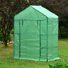 Load image into Gallery viewer, Riverstone Industries Genesis 61&quot; L x 28&quot; W x 79&quot; H Portable Walk In Greenhouse with Heavy Duty Opaque Cover