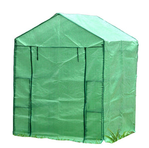Riverstone Industries Genesis 61" L x 56" W x 79" H Portable Walk In Greenhouse with Heavy Duty Opaque Cover