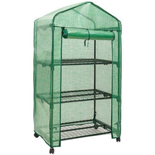 Load image into Gallery viewer, Riverstone Industries GENESIS 3 Tier Portable Rolling Greenhouse with Opaque Cover