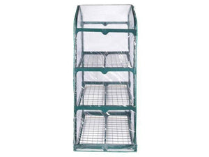 Riverstone Industries GENESIS 3 Tier Portable Rolling Greenhouse with Clear Cover