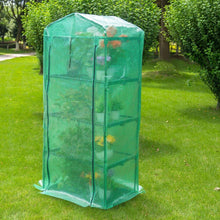 Load image into Gallery viewer, Riverstone Industries GENESIS 4 Tier Portable Rolling Greenhouse with Opaque Cover